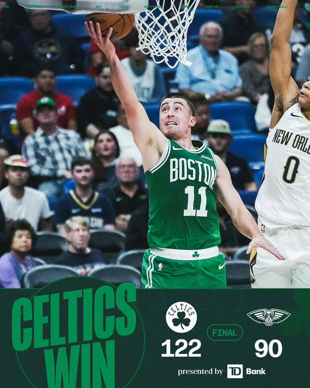 美国男篮碾压凯尔特人，特雷杨统治全场的简单介绍