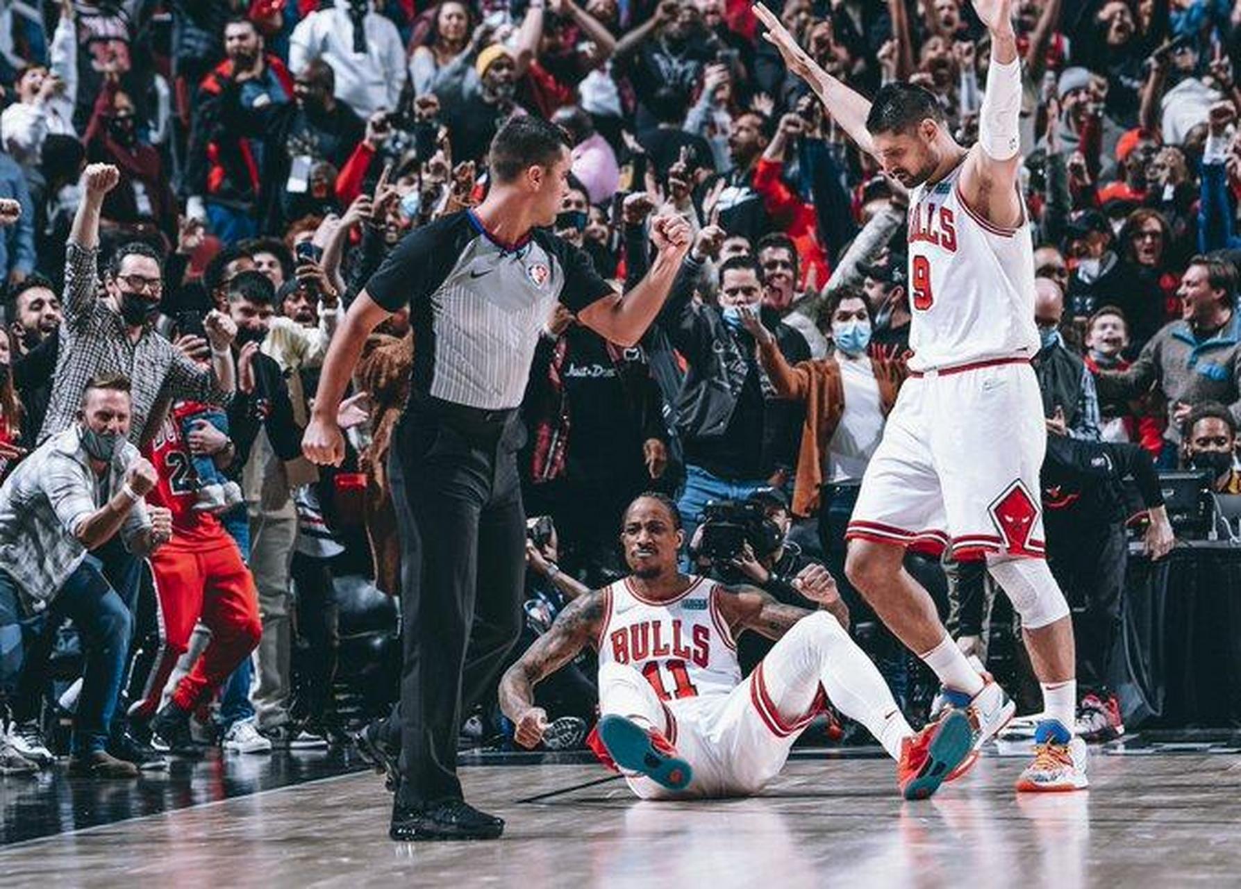 公牛鏖战篮网，乔治统治全场