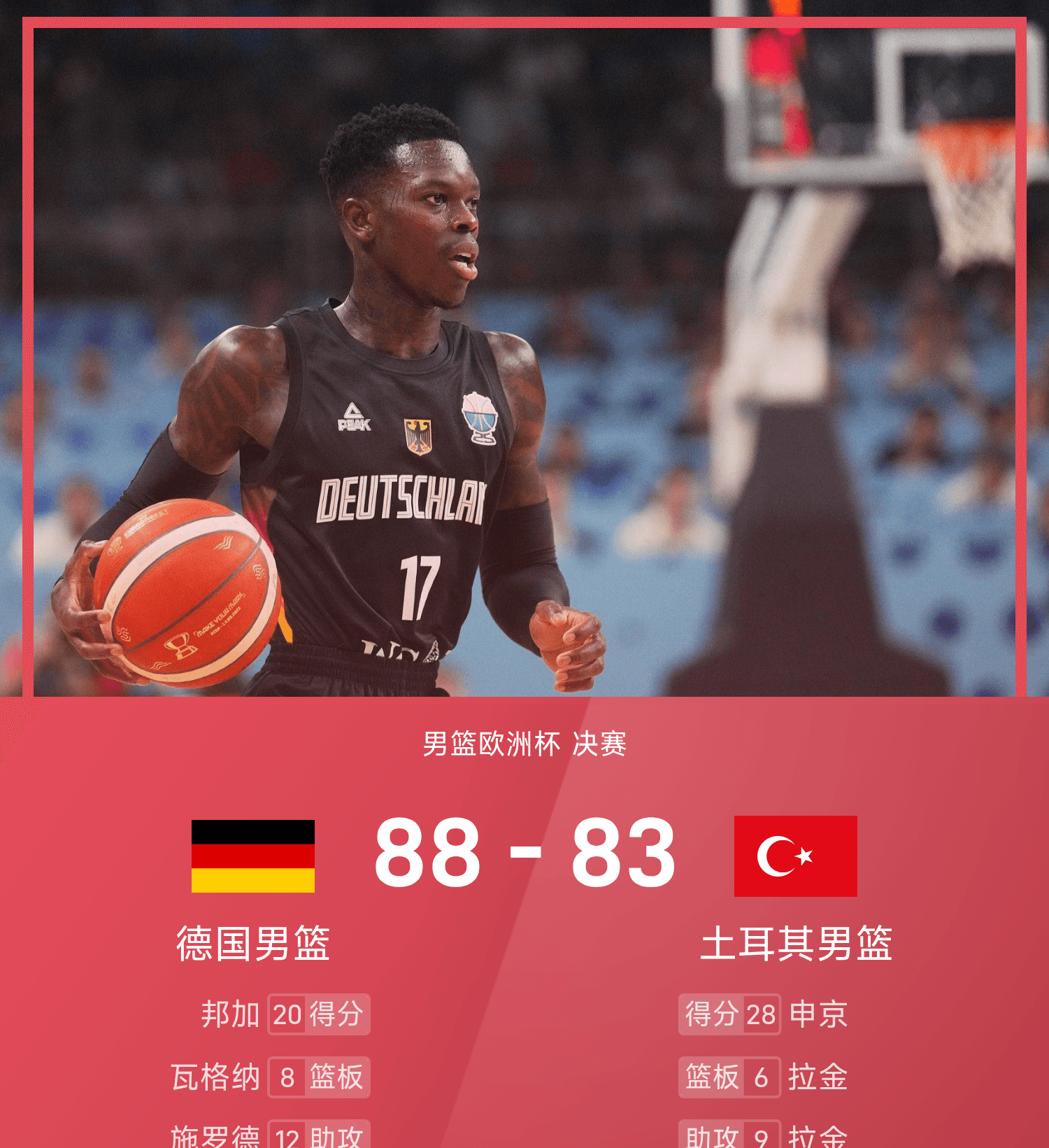 熊猫体育直播-土耳其男篮鏖战快船，麦科勒姆关键制胜